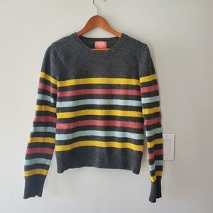 Lambswool crewneck striped